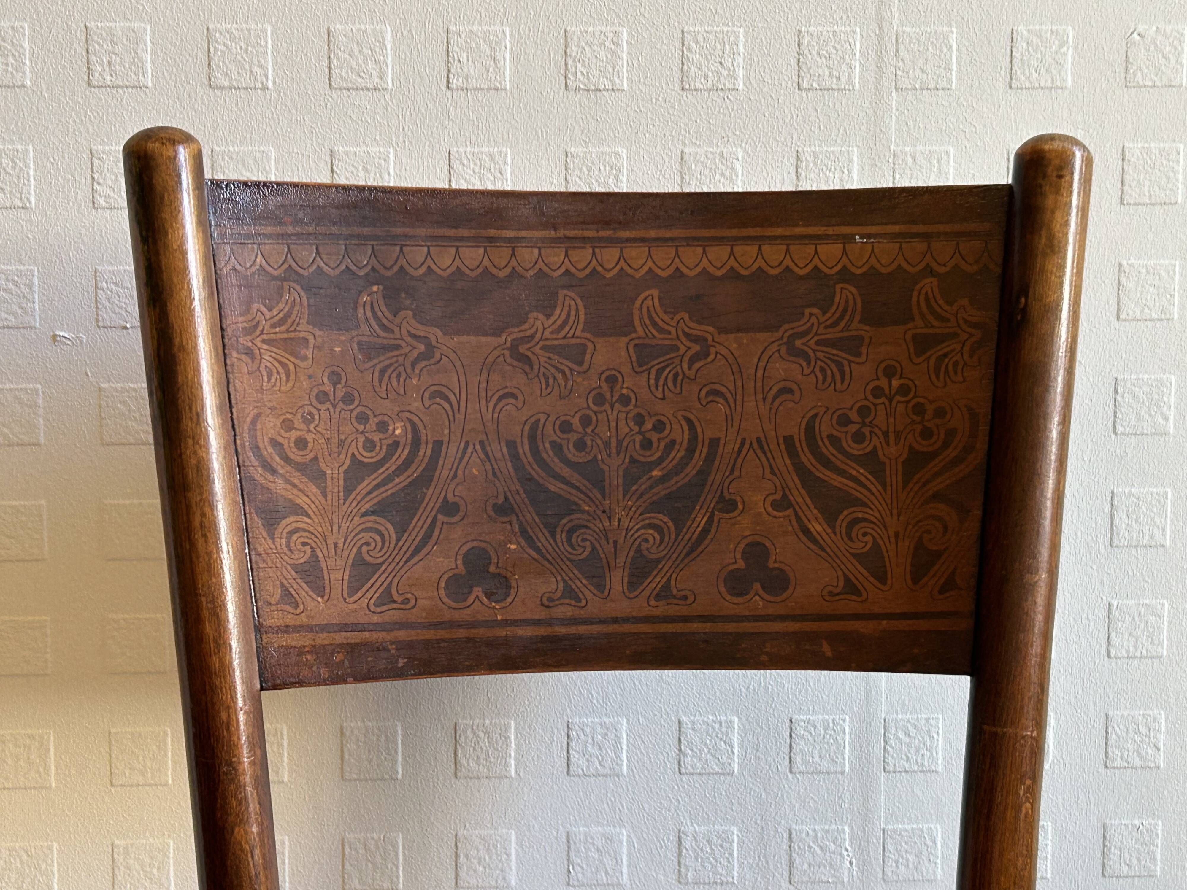 4 antique chairs by Jacob & Josef Kohn – Vienna – Art Nouveau period