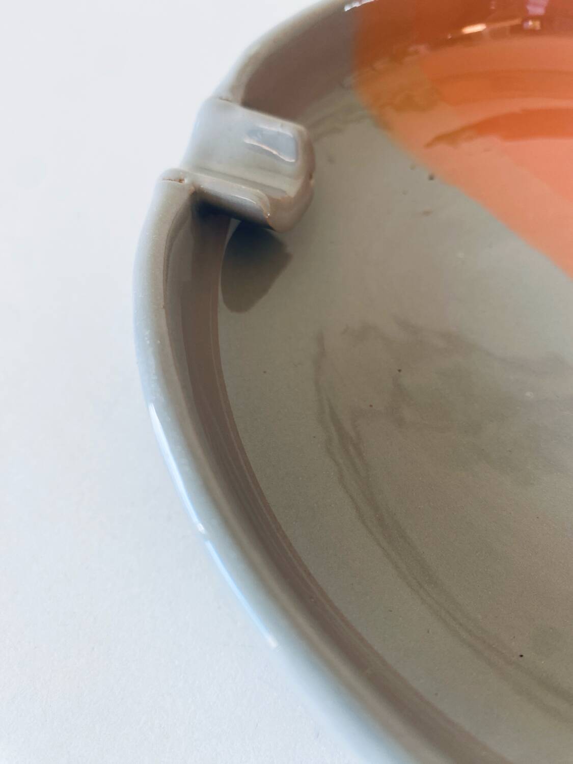 pocket, ceramic ashtray from Tuscany