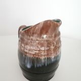 Enamelled ceramic pitcher by Alpho