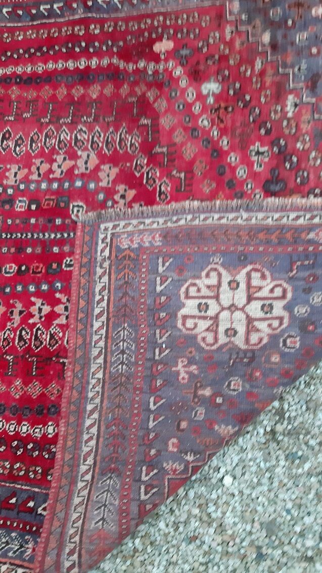 Hand knotted wool carpet 152x252cm