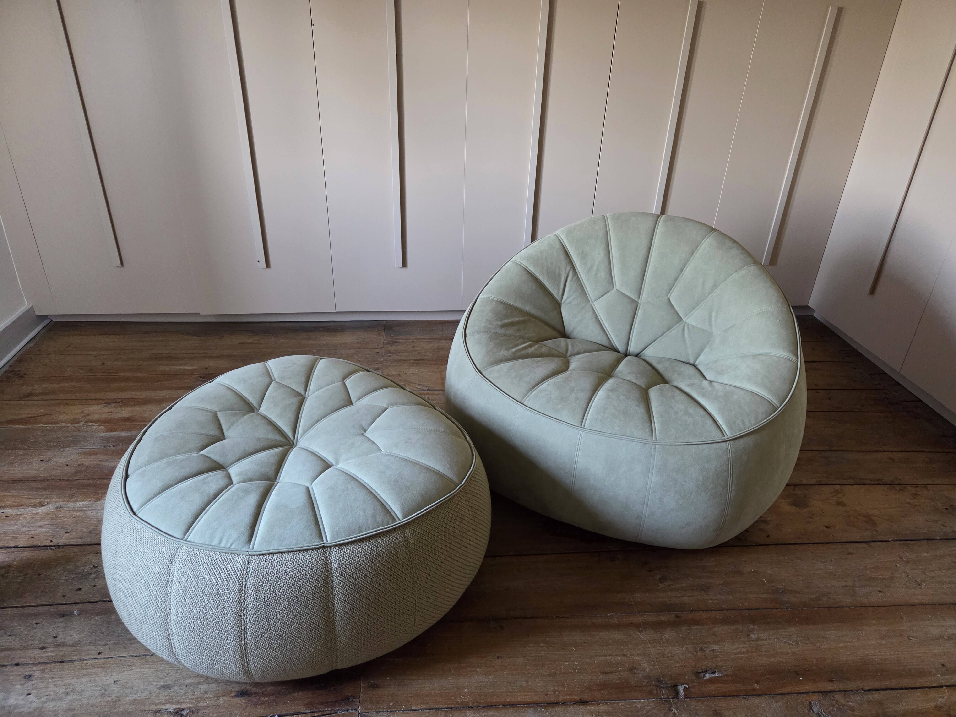 New ottoman armchair by cinna