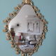 Golden mirror  50x68cm