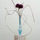 Vase soliflore blue glass