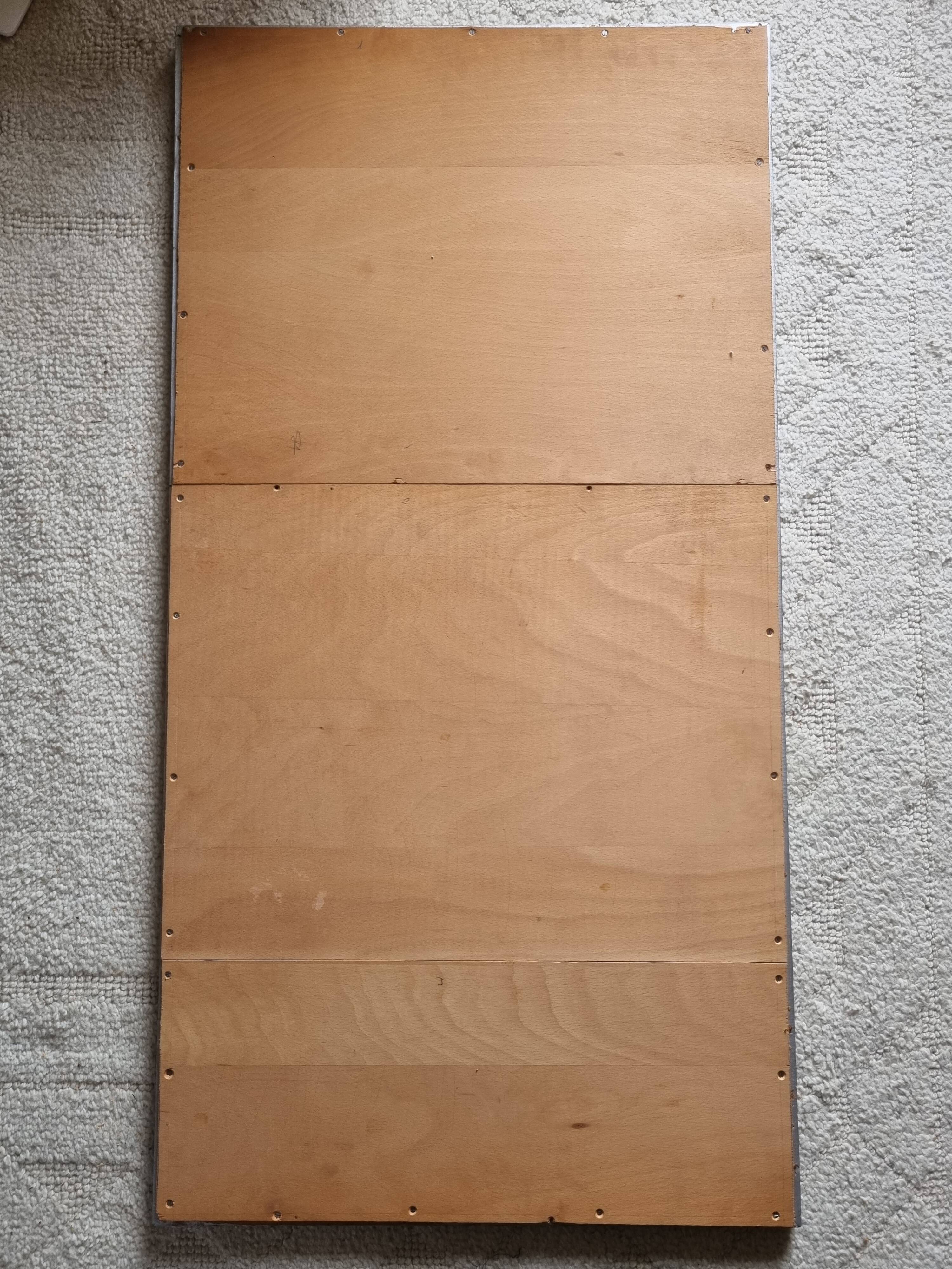 Vintage Venetian style mirror, to stand, 124 x 63 cm