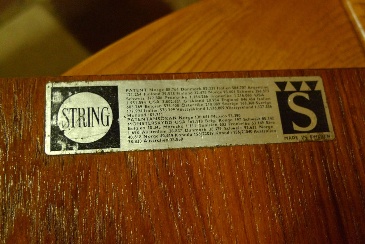 large shelf of Nils Strinning