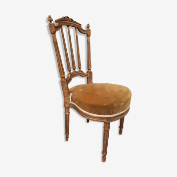 Louis XVI style gilded chair