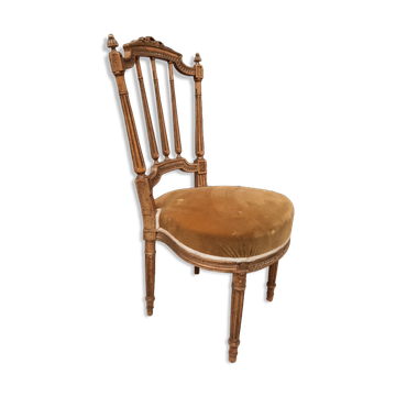 Louis XVI style gilded chair