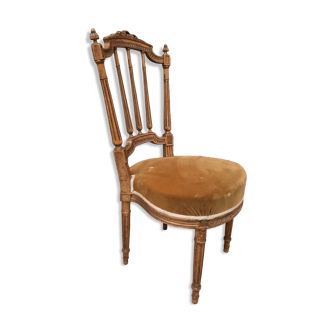 Louis XVI style gilded chair