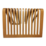 Habitat 1980s 90s bent plywood magazine rack