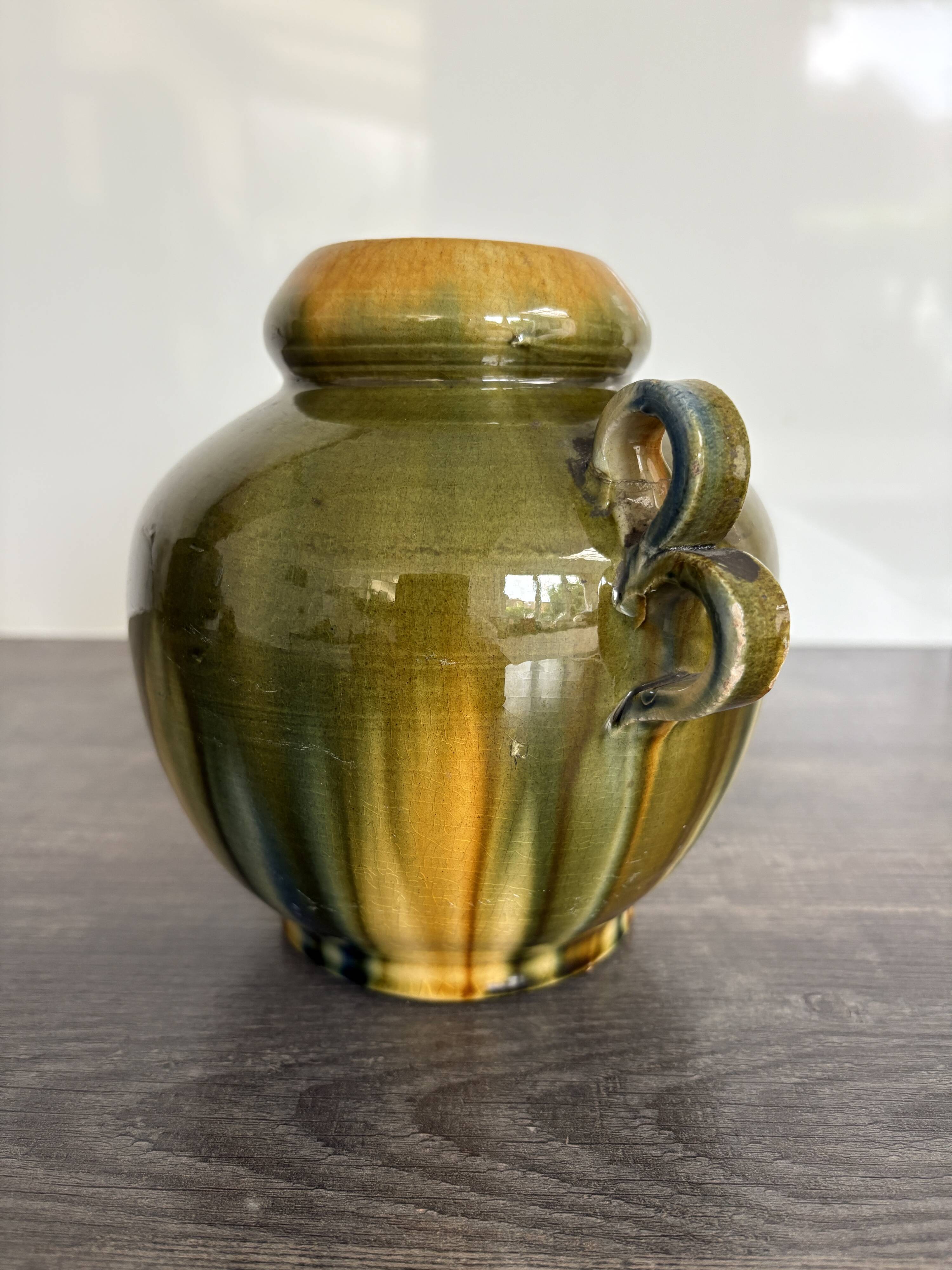 Vase signed FPP Vallauris France – Calvas Blanchon