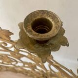 Chandelier en bronze doré, fin XIXème