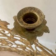 Chandelier en bronze doré, fin XIXème