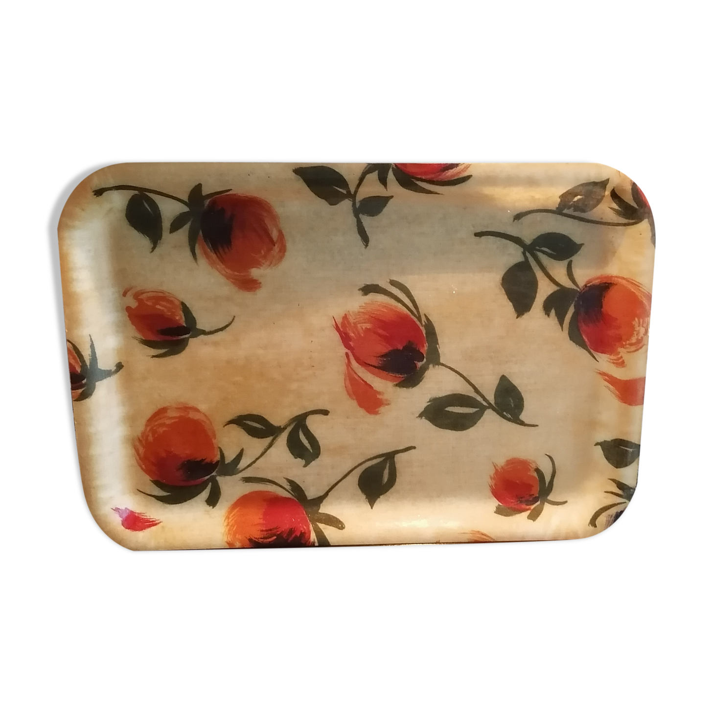 Flower meal tray 1960