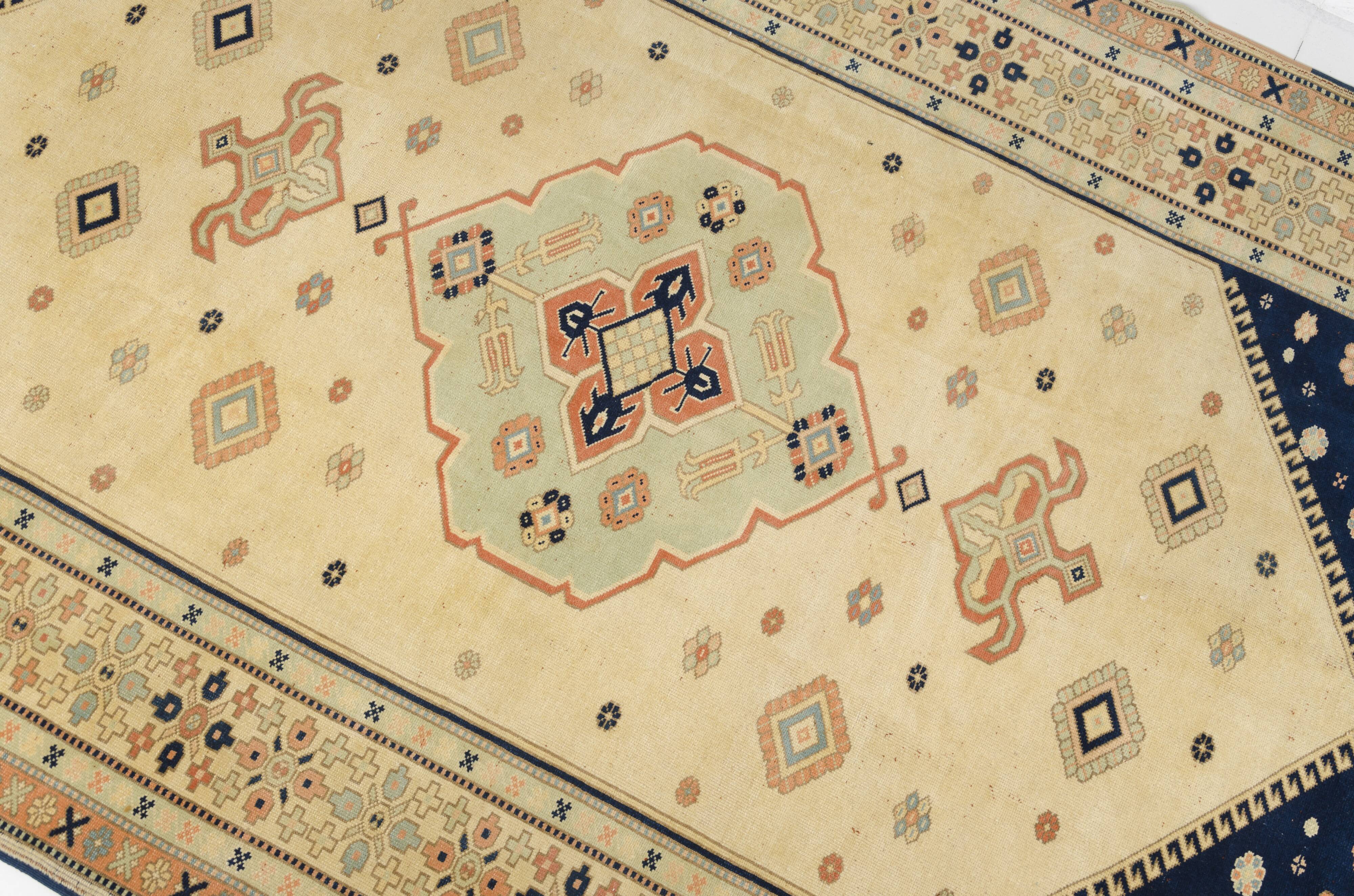 Tapis vintage noué à la main pour la maison