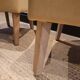 Paire de petits fauteuils d'appoint jaunes