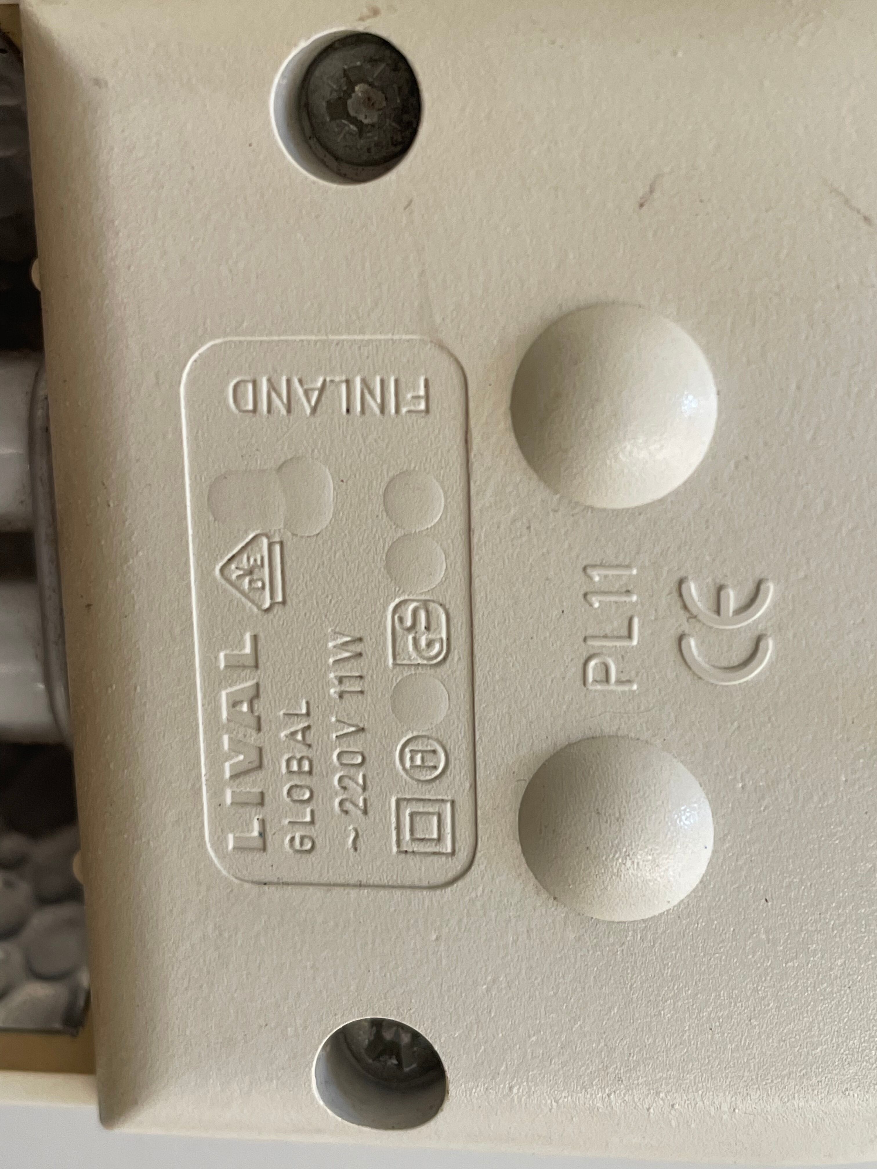 Lampe de bureau articulée Lival Finland vintage