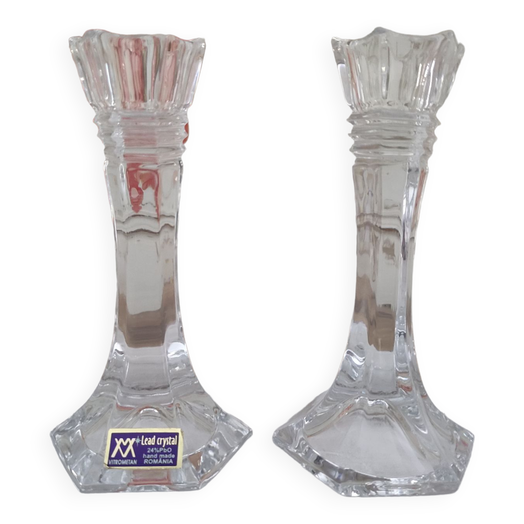 Lot 2 Bougeoirs Bois Style Bohème - Décoration Moderne Pour Table, Dîner, Terrasse