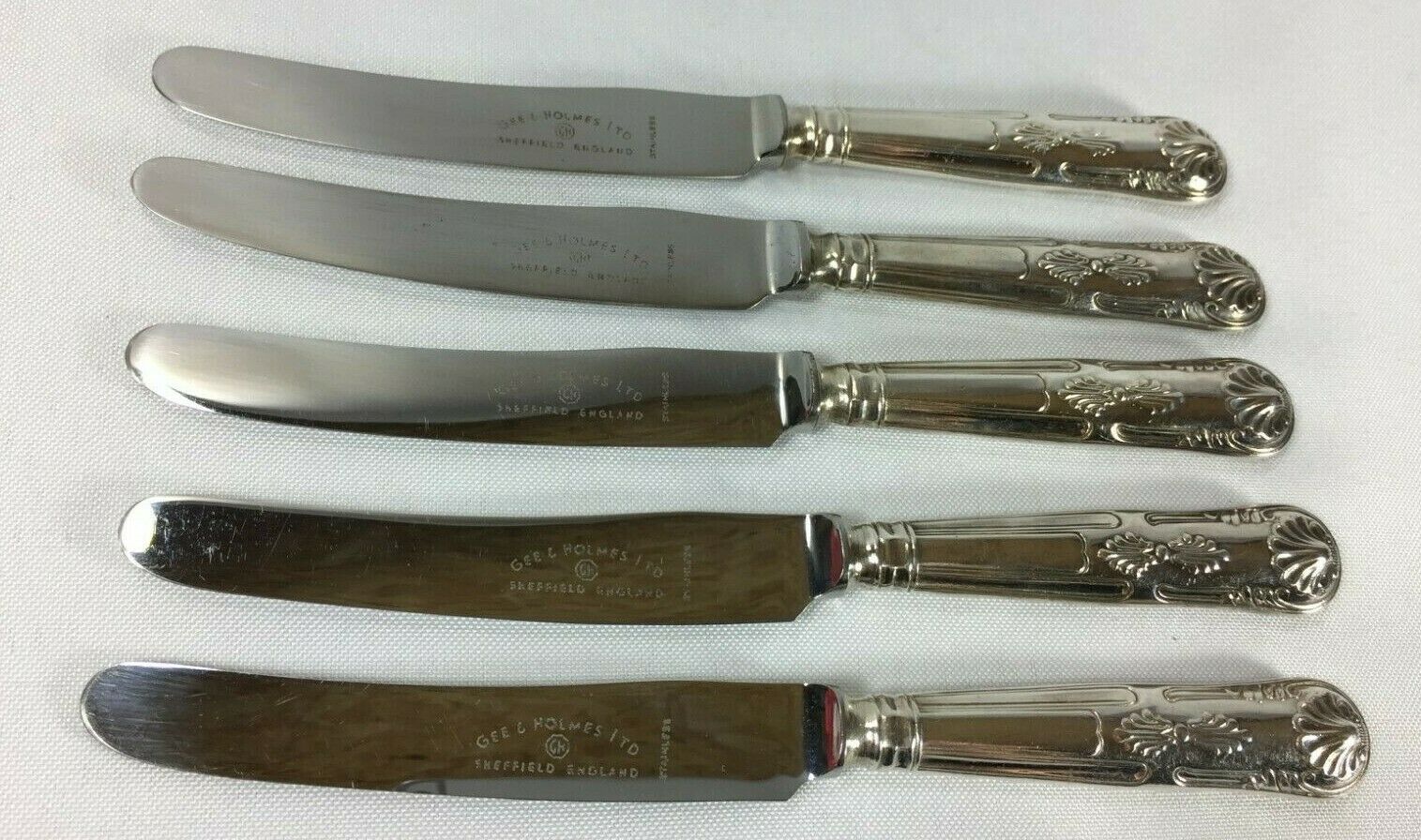 Lot england 1900 modele louis xv coquille epns sheffield poincon