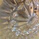 Plafonnier rond pointes diamant vintage années 60-70