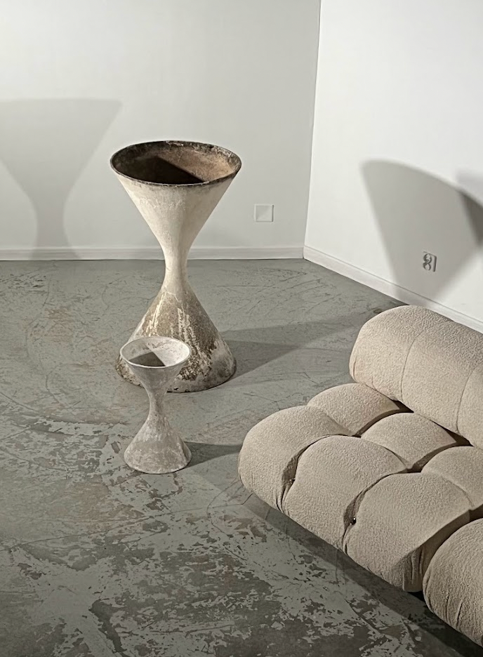 Willy Guhl and Antonn Bee diabolo planters for Eternit 1950s/60s