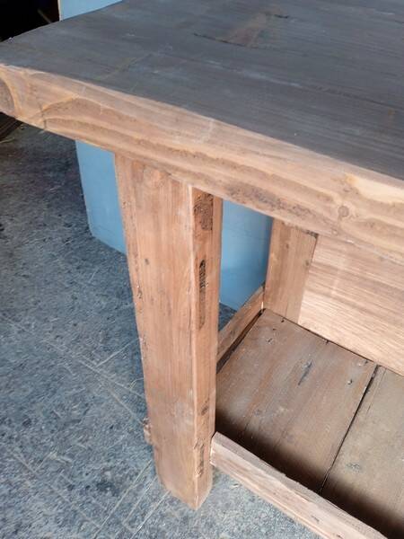 120cm workbench solid wood antique furniture