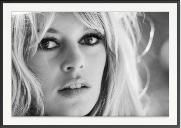 Photographic print of Brigitte Bardot