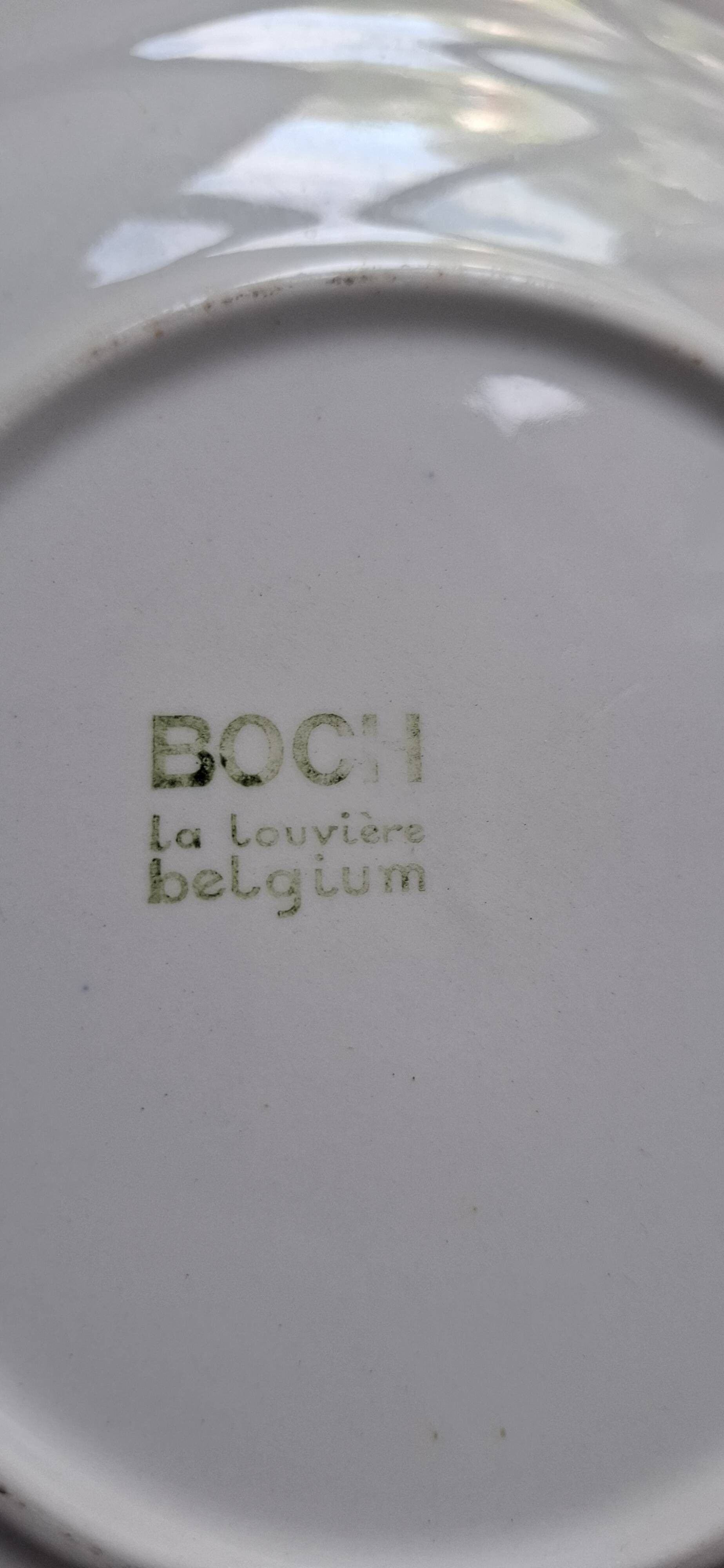 Set 5 assiettes Paradisio Boch 1966