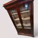 Mahogany veneer display cabinet from the 19th century - Louis Philippe style