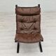 1960’s, Norwegian design, "Siesta" lounge chair by Ingmar Relling, leather, bentwood.