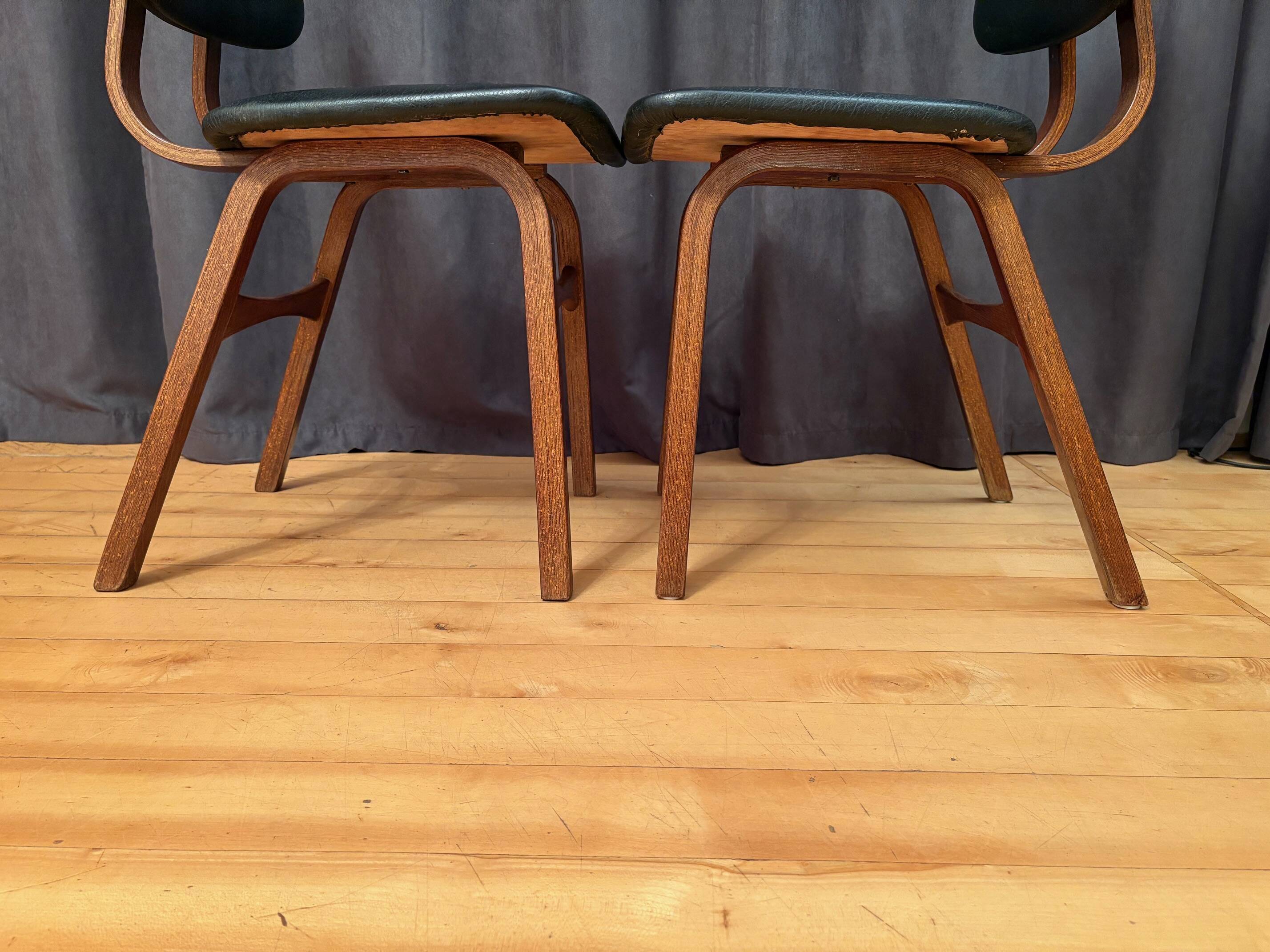 Pair of Borge Mogensen-style chairs, Denmark, 1960s