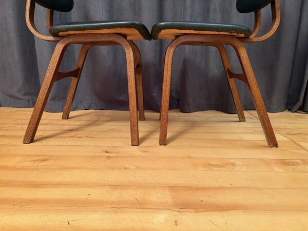 Pair of Borge Mogensen-style chairs, Denmark, 1960s