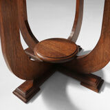 Art Deco side table in oak wood, 1930's