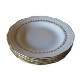 Set de 6 assiettes creuses en faïence l'Amandinoise