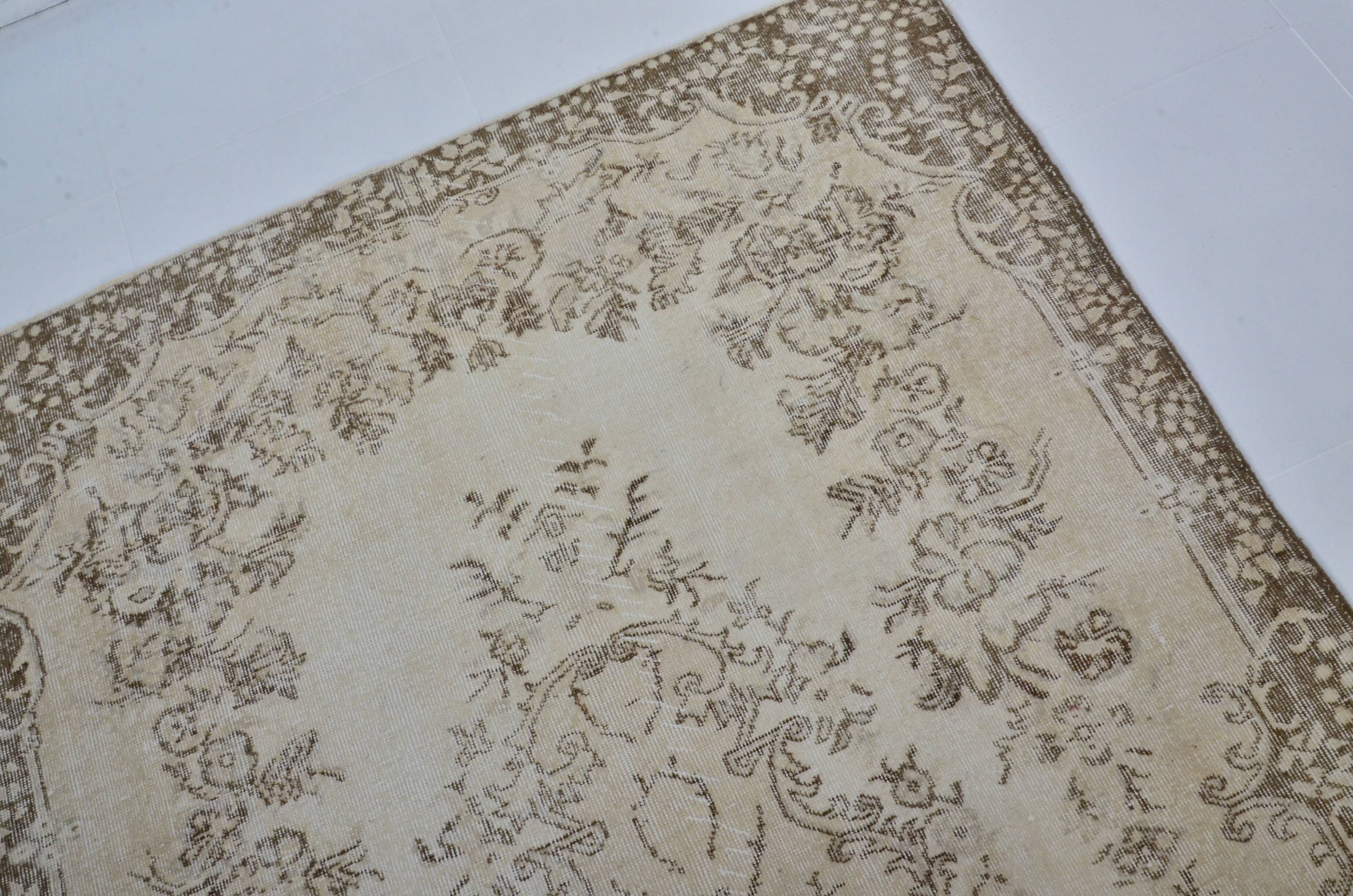 Tapis vintage turc Oushak sku 3199