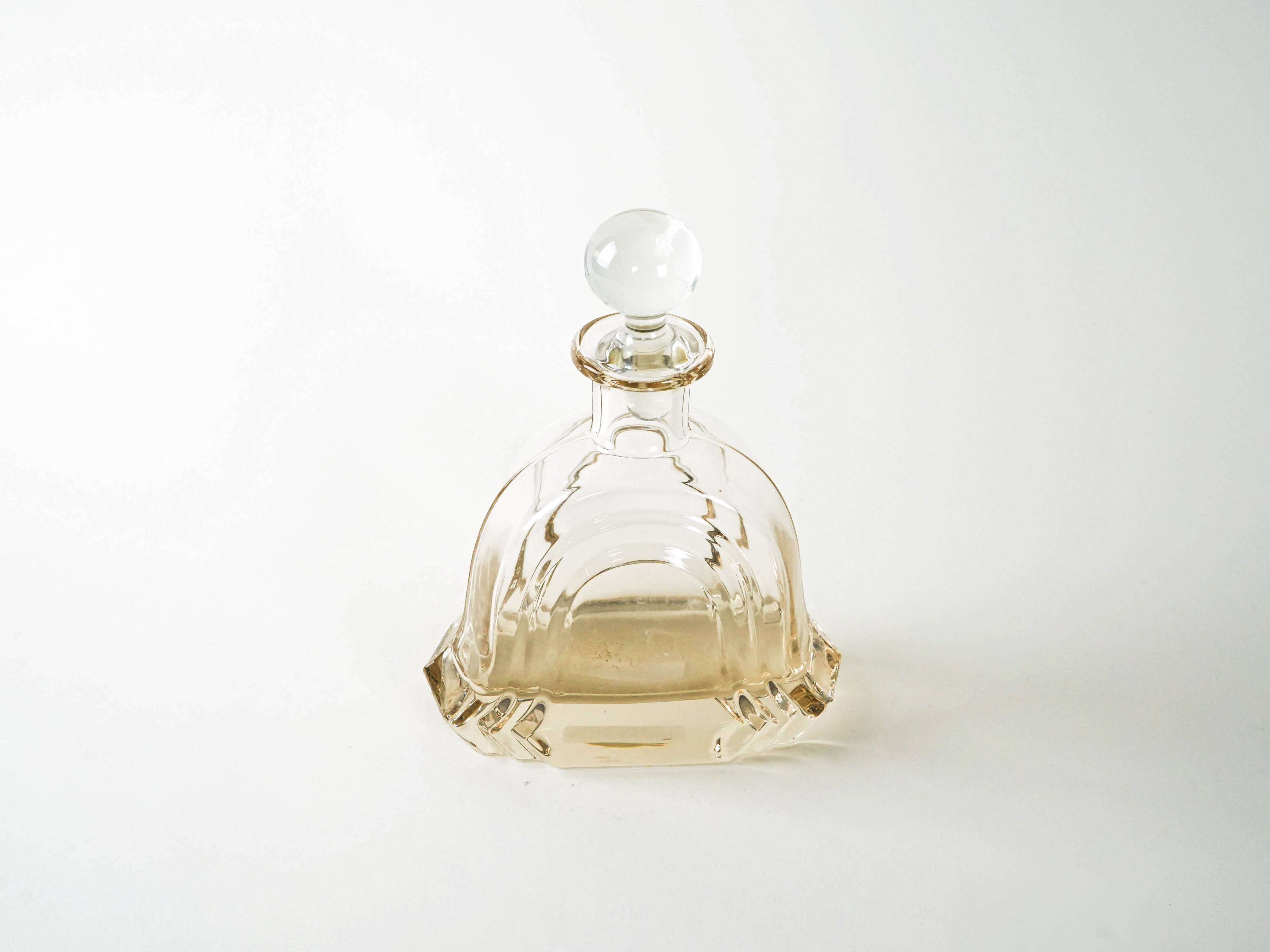 Glass carafe, Italian design, 1970s, production: Italy