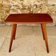 Table d’appoint vintage , pieds compas , circa 1960s