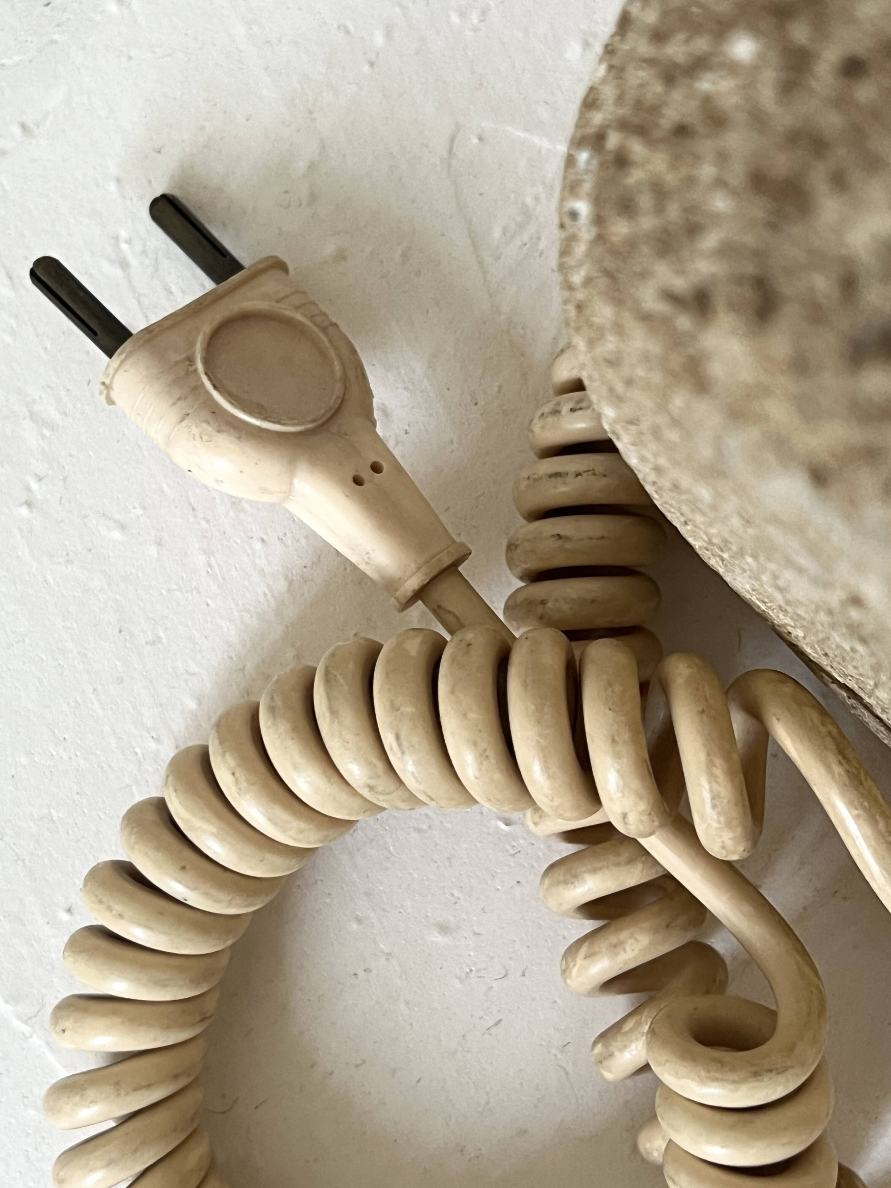 Sculptural lamp base in limestone by Albert Tormos or Fratelli.