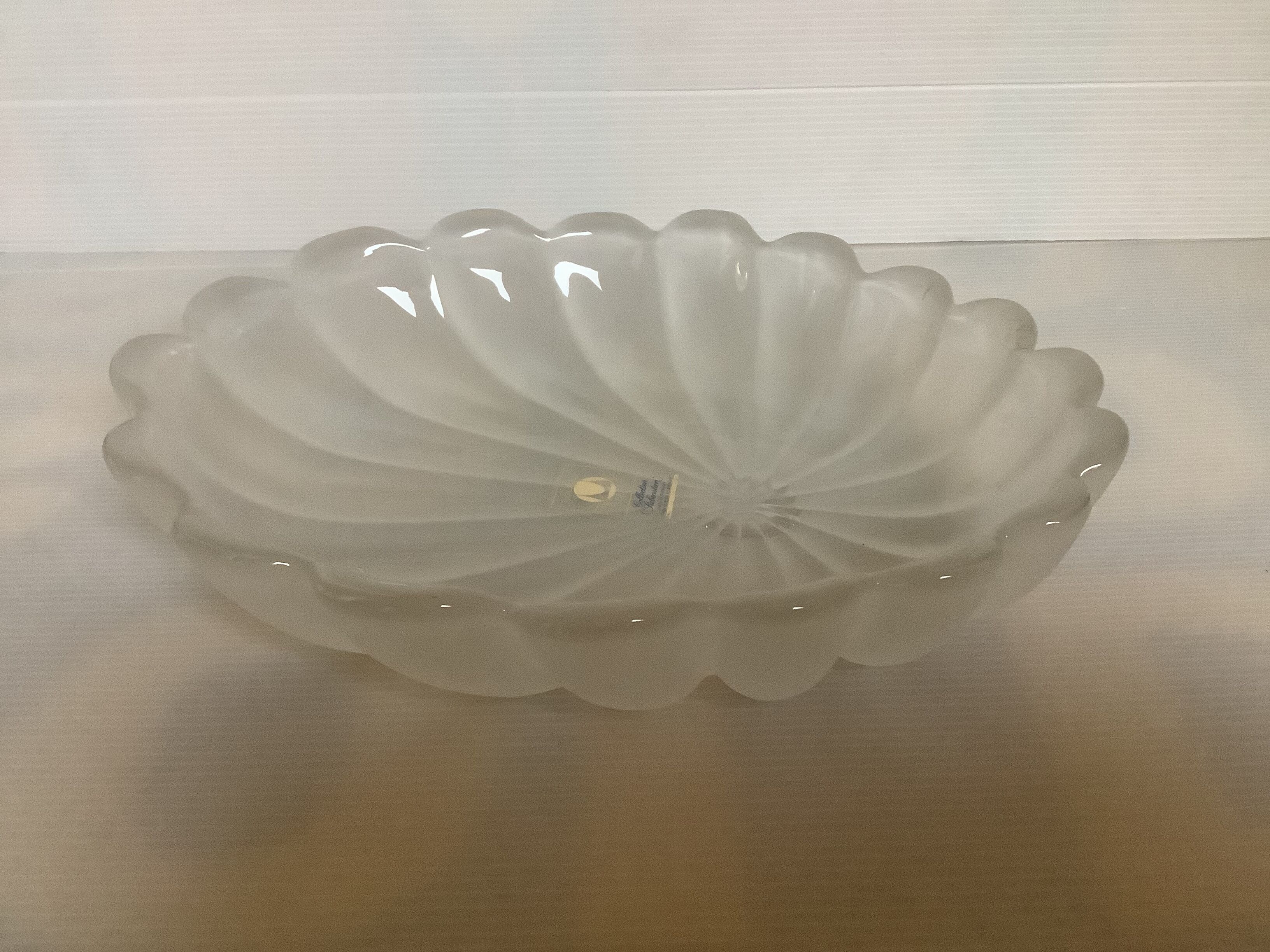 Frosted glass pocket tray Walther glas siebenstern Germany