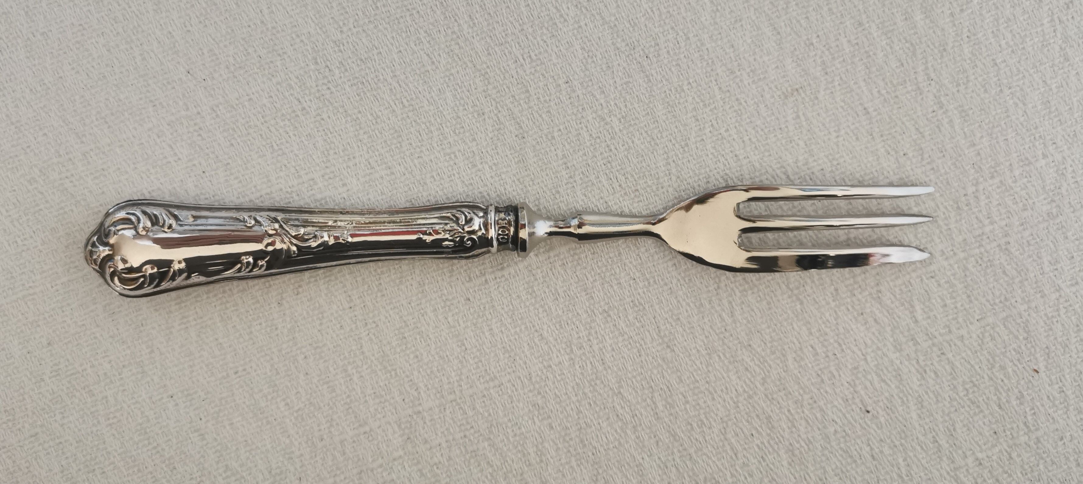 Dessert set (forks and spoons) - 800 silver