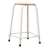 Tabouret empilable pagholz vintage chêne / gris