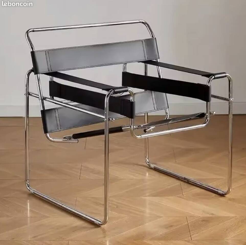 Fauteuil type Wassily de Marcel Breuer