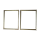 Deux cadres bois dorés vintage - pour sujet de 250 x 316 mm