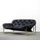 Scandinavian leather sofa by John-Bertil Häggström for Swed-Form, 1970s