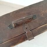 Wooden military suitcase from the 1950s