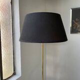 Adnet brass floor lamp with loops