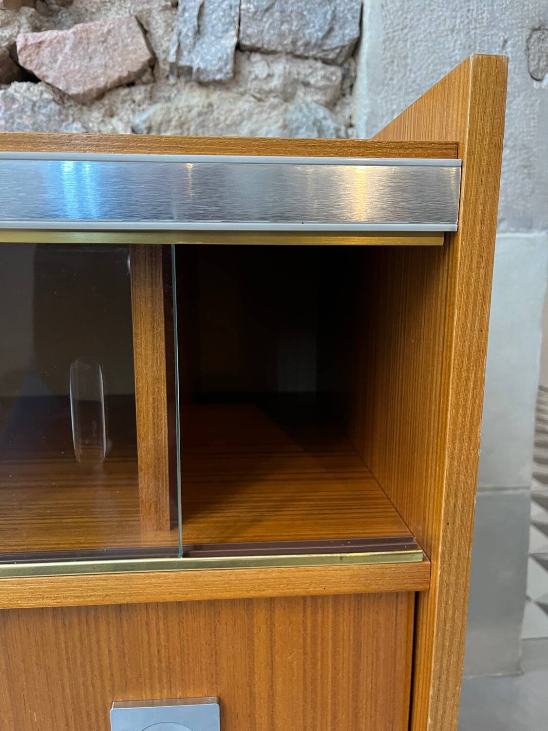 Vintage hi-fi furniture on wheels