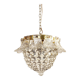 Classic crystal ceiling lamp France 1950s