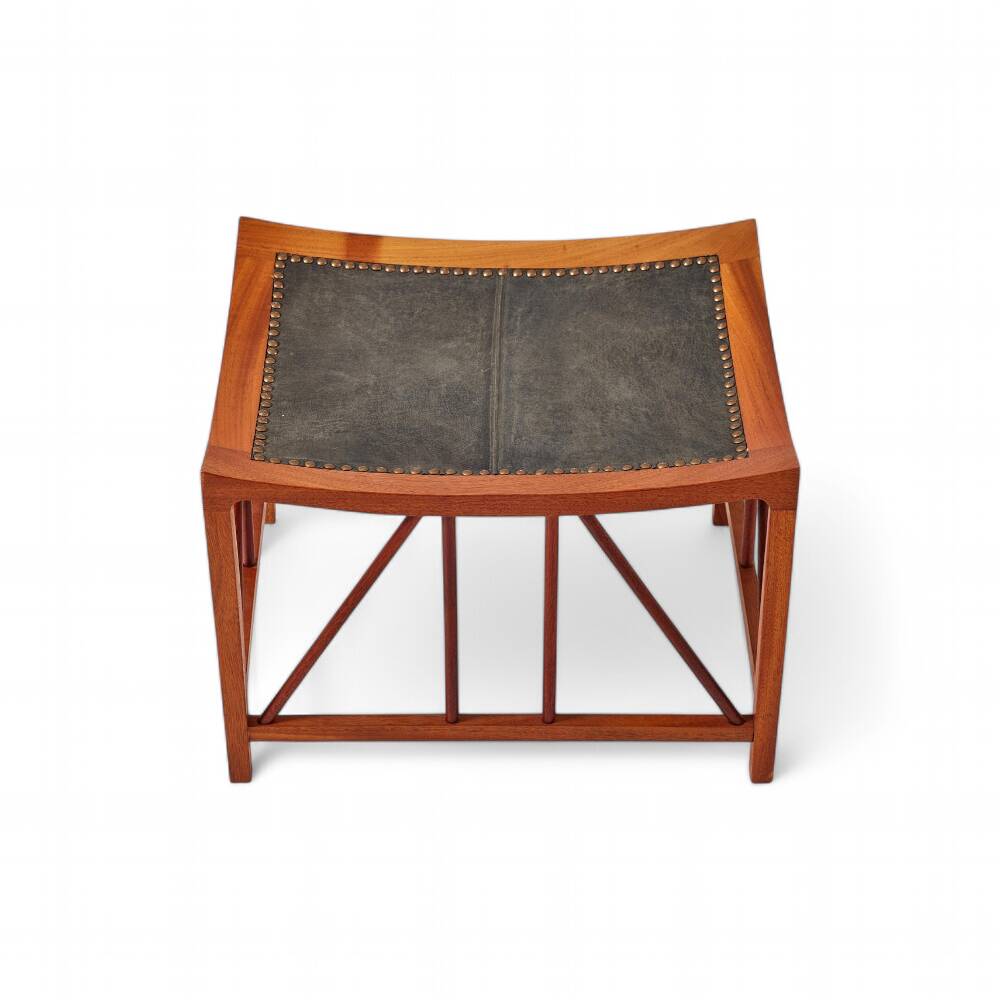 Tutankhamun stool in mahogany by Josef Frank