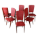 Vintage French Art Deco Chairs by Jules Leleu for Stella, 1940s, Set of 6