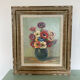 Oil on canvas "anemones"
